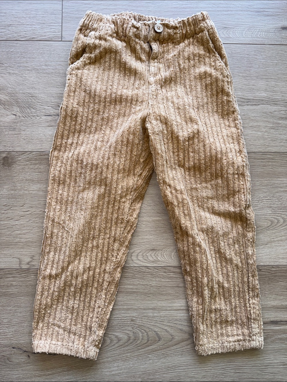 Kids Casual Corded Beige/Tan Pants